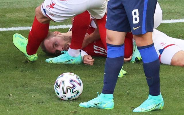 欧洲杯：丹麦对芬兰比赛为何中断了？CCTV5+直播英格兰，F组最难